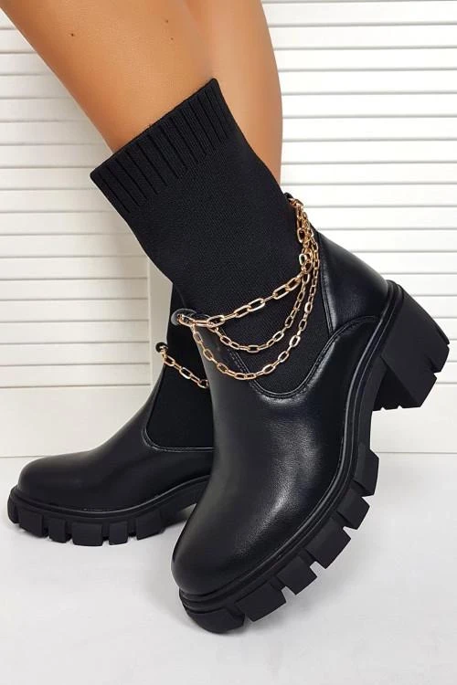 Дамски боти с декорация