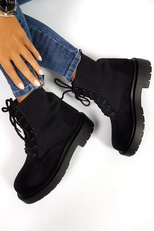 Дамски боти с връзки