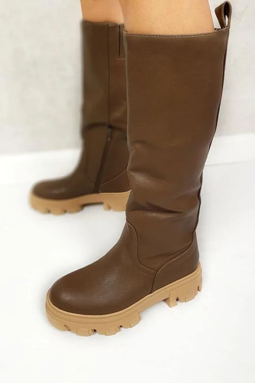 Дамски ботуши с цип