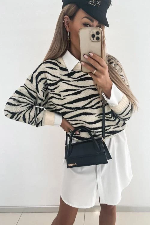 Дамска блуза с дълъг ръкав