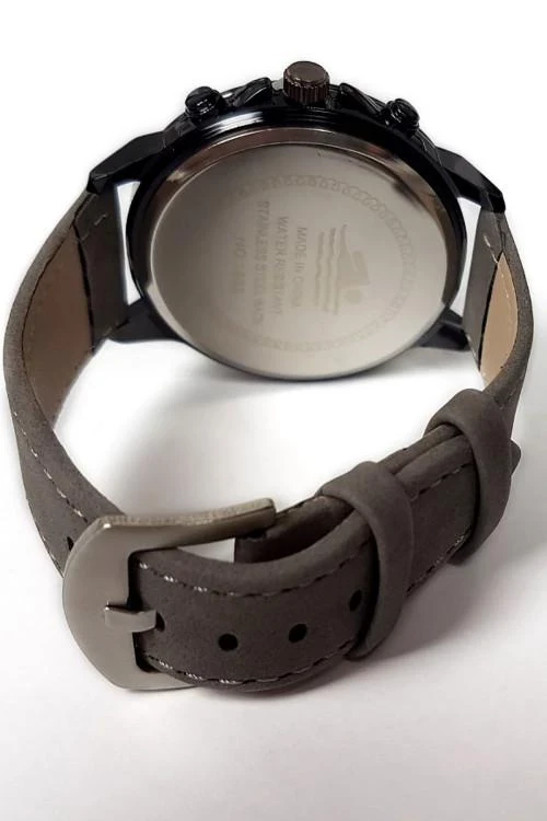 Мъжки часовник с кожена каишка