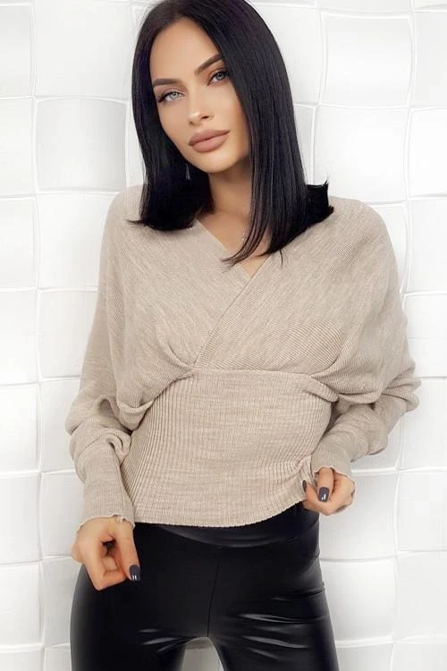 Dámska blúzka s efektnými rukávmi