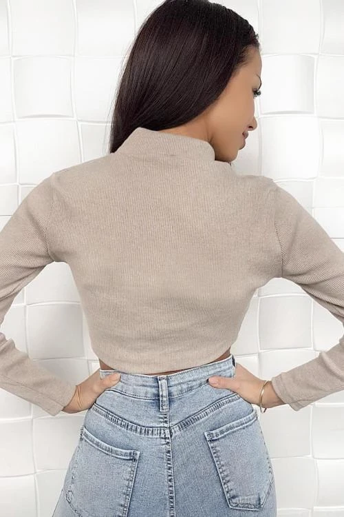 Дамска къса блуза