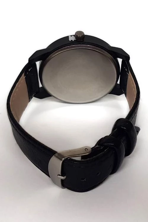 Мъжки часовник с кожена каишка