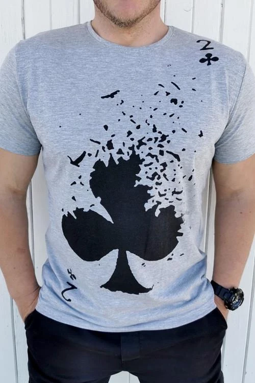 Мъжка блуза с къс ръкав