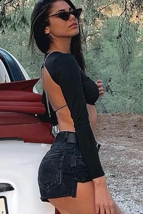 Dámska krátka blúzka