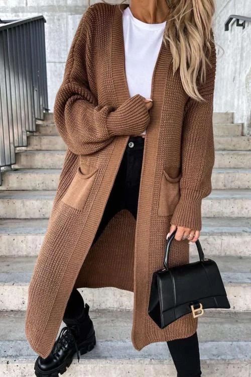 Дамска дълга жилетка