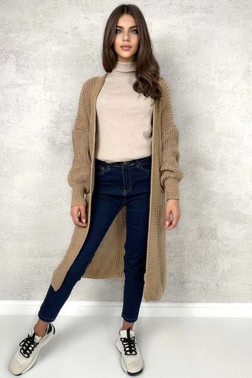 Дамска дълга жилетка