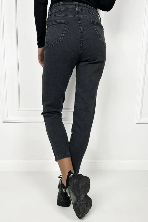 Дамски дънки с висока талия