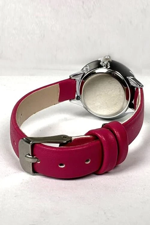 Дамски  часовник с каишка от еко кожа