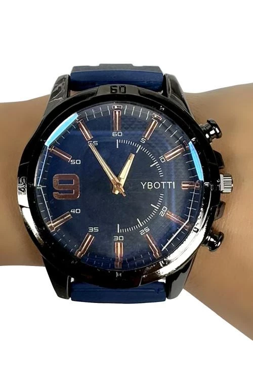 Ανδρικό ρολόι με λουράκι σιλικόνης