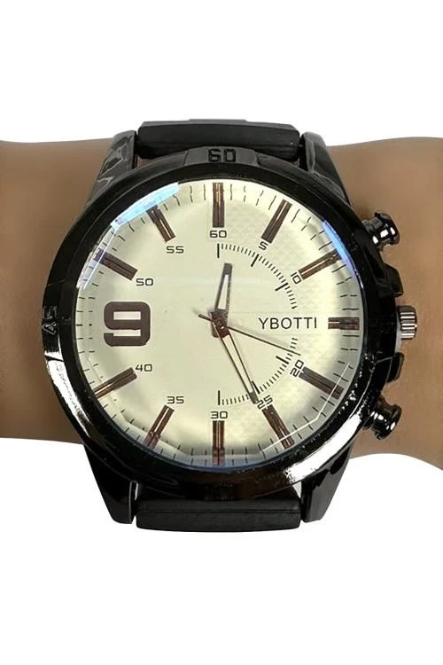 Ανδρικό ρολόι με λουράκι σιλικόνης