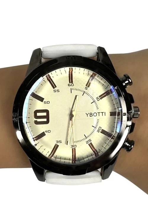 Ανδρικό ρολόι με λουράκι σιλικόνης