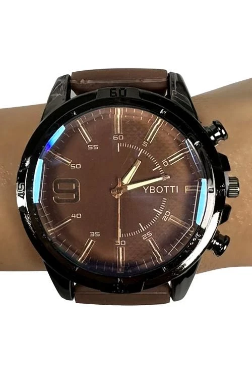 Мъжки часовник със силиконова каишка