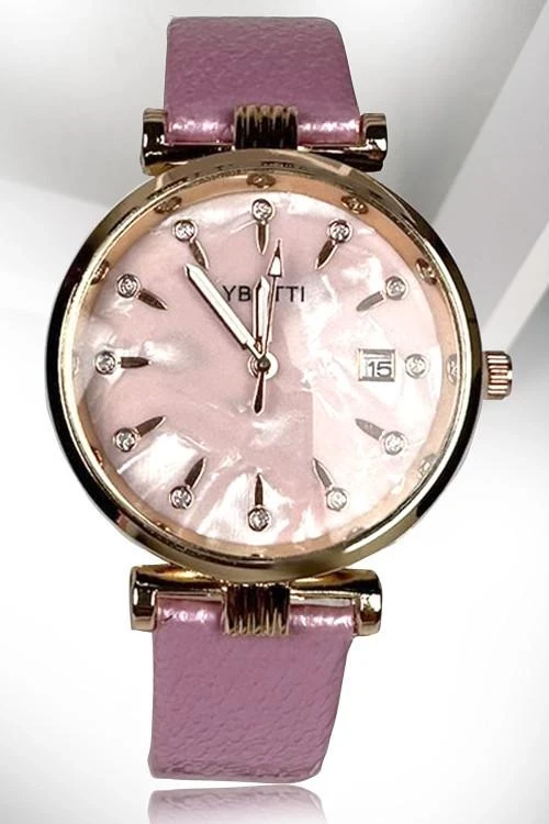 Дамски часовник с каишка от еко кожа