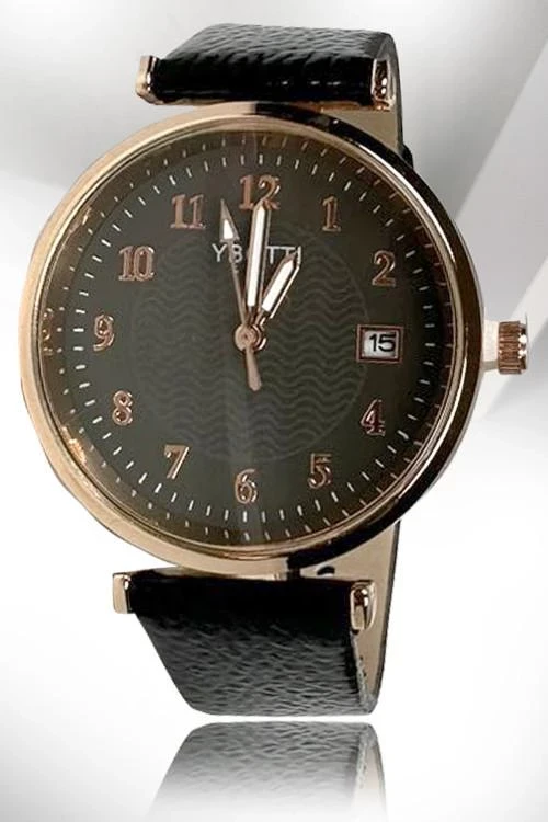 Дамски часовник с каишка от еко кожа