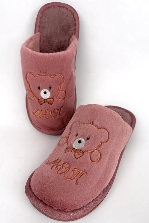 Дамски пантофи с апликация