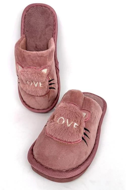 Дамски пантофи с апликация