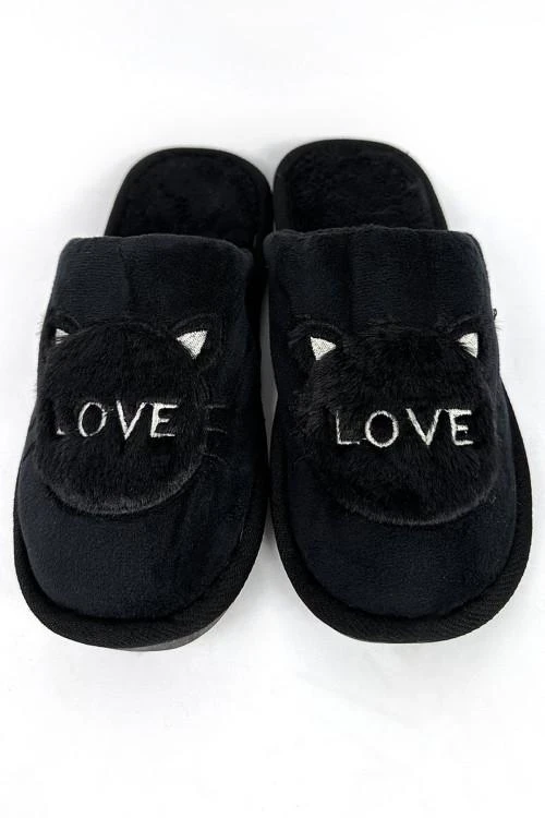 Дамски пантофи с апликация