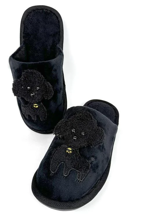 Дамски пантофи с апликация