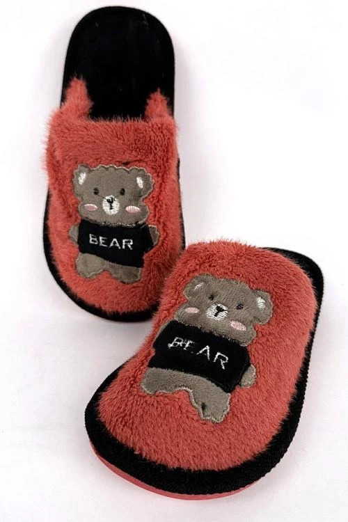 Dječije papuče sa aplikacijom medvjedića 30,32,34 br