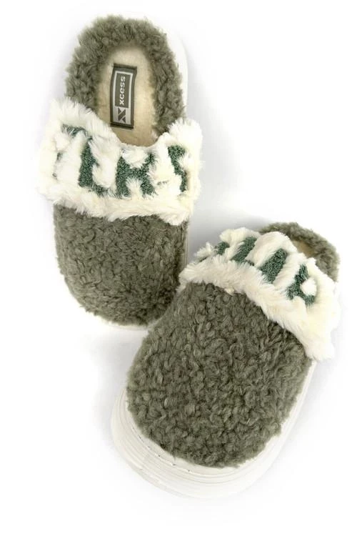 Дамски пантофи с надпис