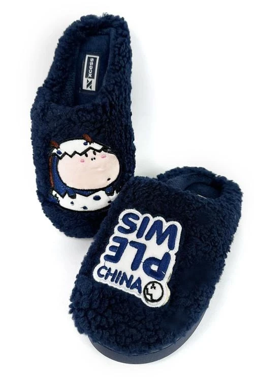 Дамски пантофи с апликация