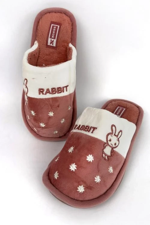 Дамски пантофи с апликация