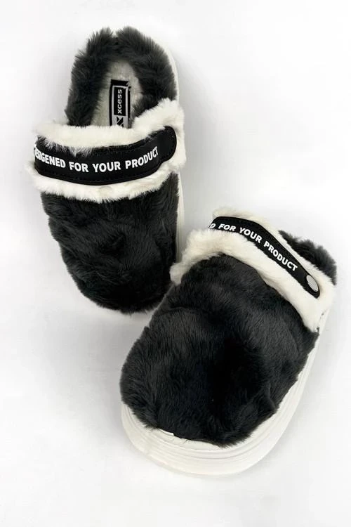 Дамски пантофи с надпис