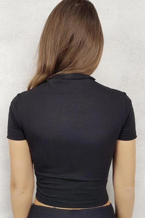 Rövid ujjú női blúz