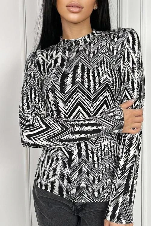 Дамска блуза с дълъг ръкав