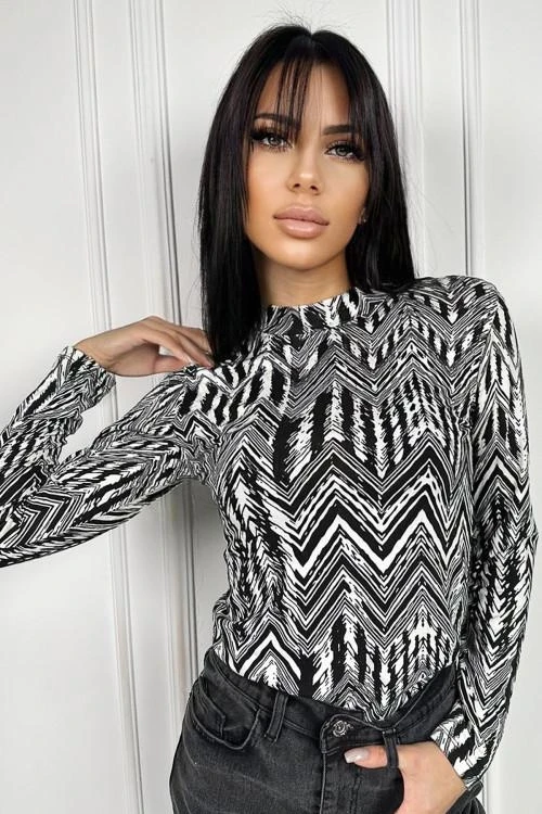 Дамска блуза с дълъг ръкав