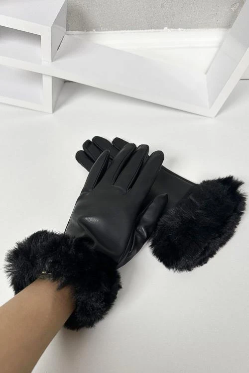 Γυναικεία γούνινα γάντια 